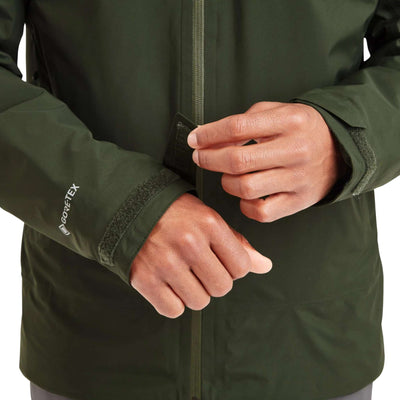 Montane Duality Lite Jacket - Mens | Men's Waterproofed Insulated Jacket | Further Faster Christchurch NZ | #oak-green