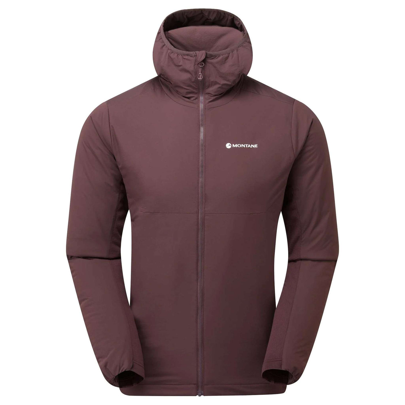 Montane Fireball Lite Hoodie - Mens | Insulated Synthetic Hooded Jacket NZ | Further Faster Christchurch NZ #dark-garnet