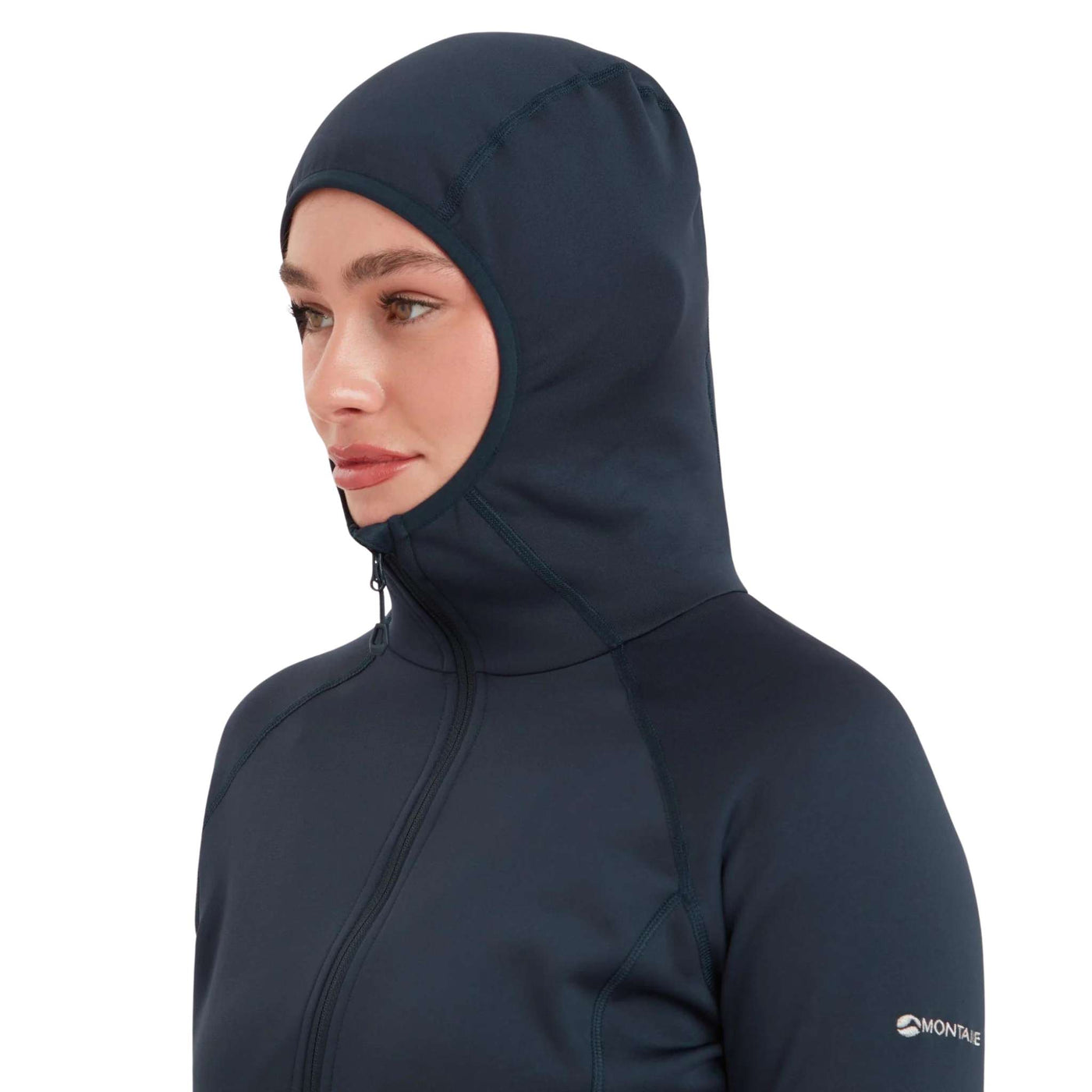 Montane Fury Lite Hoodie - Womens | Women's Fleece Jacket | Further Faster Christchurch NZ | #eclipse-blue