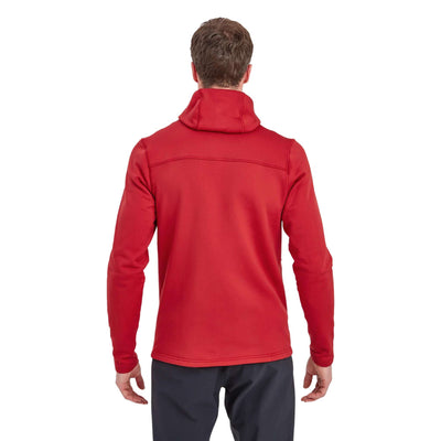 Montane Fury XT Hoodie - Mens | Men's Fleece Hooded Jacket NZ | Further Faster Christchurch NZ #acer-red