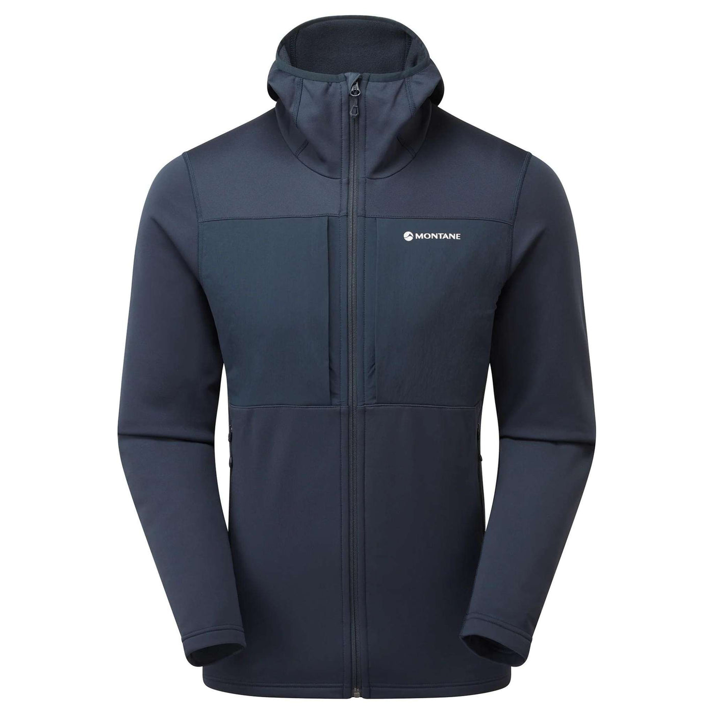 Montane Fury XT Hoodie - Mens | Men's Fleece Hooded Jacket NZ | Further Faster Christchurch NZ #eclipse-blue