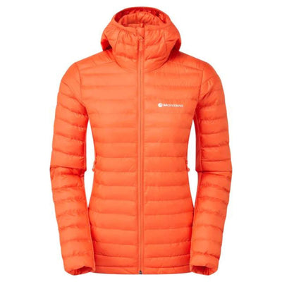 Montane Icarus Lite Hoodie - Womens | Womens Down Jacket NZ | Further Faster Christchurch NZ #tigerlily