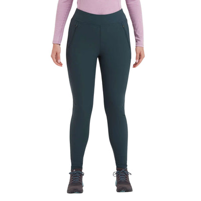 Montane Ineo XT Pant Regular Leg - Womens | Womens Thermal Trekking Tights | Further Faster Christchurch NZ | #deep-forest