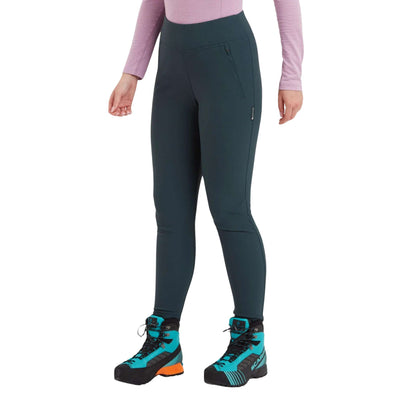 Montane Ineo XT Pant Regular Leg - Womens | Womens Thermal Trekking Tights | Further Faster Christchurch NZ | #deep-forest