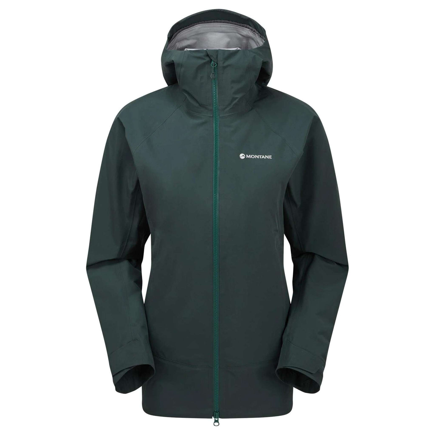 Montane Phase Jacket - Womens | Montane Alpine Waterproof Jacket NZ | Further Faster Christchurch NZ #deep-forest
