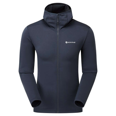 Montane Protium Hoodie - Mens | Mens Fleece Hooded Jacket | Further Faster Christchurch NZ | #eclipse-blue