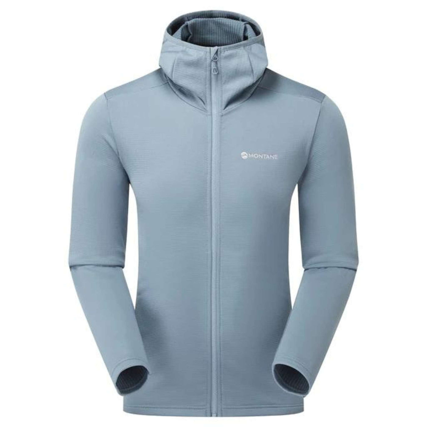 Montane Protium Hoodie - Mens | Mens Fleece Hooded Jacket | Further Faster Christchurch NZ | #stone-blue