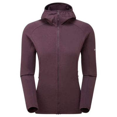 Montane Protium Hoodie - Womens | Womens Fleece Jacket | Further Faster Christchurch NZ | #mulberry