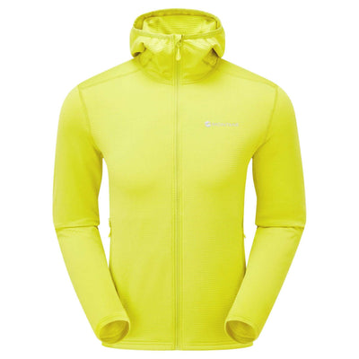 Montane Protium Lite Hoodie - Mens | Mens Lightweight Fleece Hoodie | Further Faster Christchurch NZ | #citrus-spring