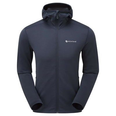 Montane Protium Lite Hoodie - Mens | Mens Lightweight Fleece Hoodie | Further Faster Christchurch NZ | #eclipse-blue