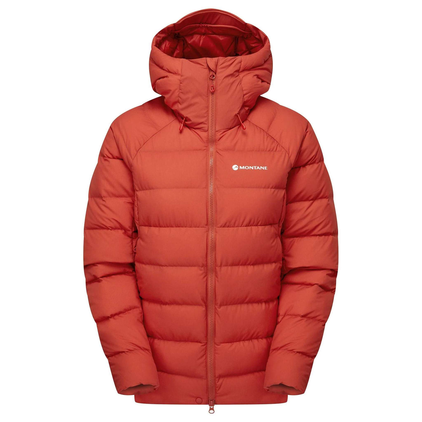 Montane Resolve XT Hoodie - Womens | Womens Down Jacket | Further Faster Christchurch NZ | #saffron-red