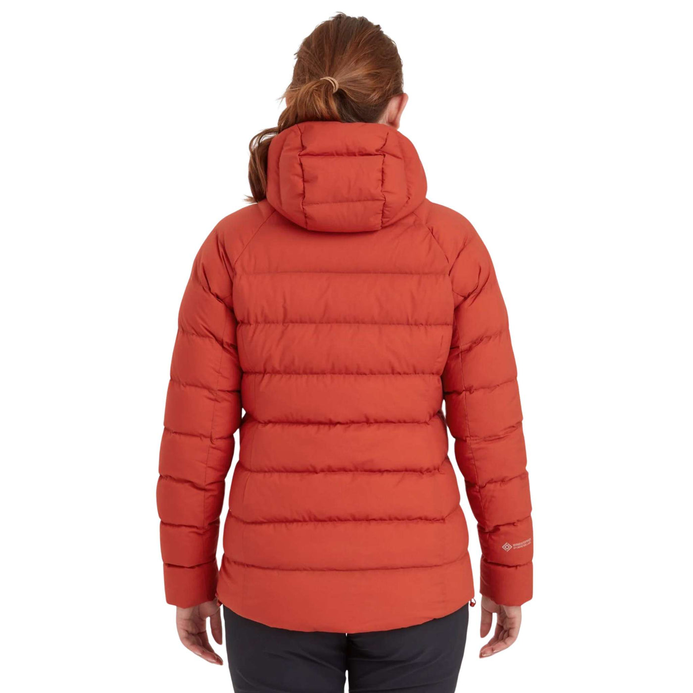 Montane Resolve XT Hoodie - Womens | Womens Down Jacket | Further Faster Christchurch NZ | #saffron-red