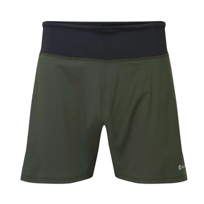 Montane Slipstream 5" Shorts - Mens | Mens Trail Running Shorts NZ | Further Faster Christchurch NZ #oak-green