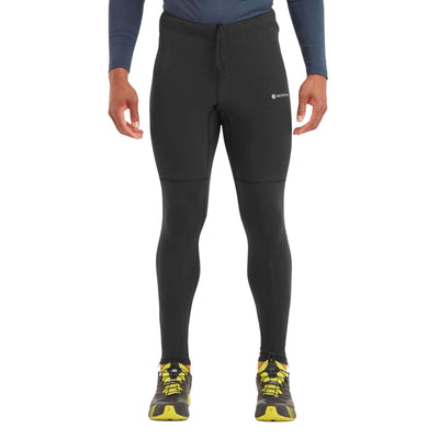 Montane Slipstream Thermal Tights Mens - Regular Leg | Thermal Trail Running Tights Mens | Further Faster Christchurch NZ | #black