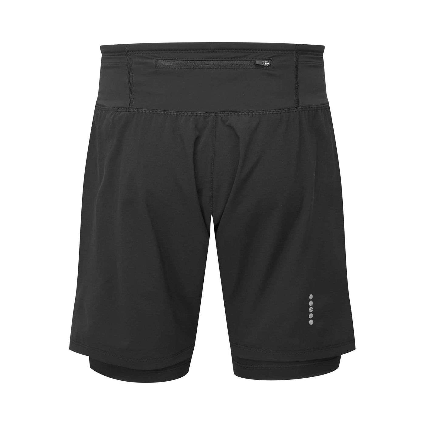 Montane Slipstream Twin Skin Shorts - Mens | Mens Trail Running Shorts | Further Faster Christchurch NZ | #black