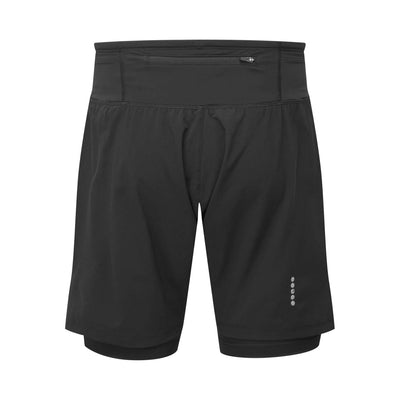Montane Slipstream Twin Skin Shorts - Mens | Mens Trail Running Shorts | Further Faster Christchurch NZ | #black