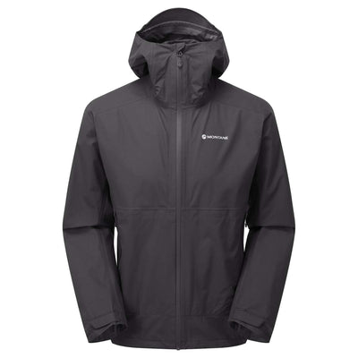 Montane Spirit Lite Jacket -Mens | Montane Alpine Waterproof Jacket | Further Faster Christchurch NZ #midnight-grey