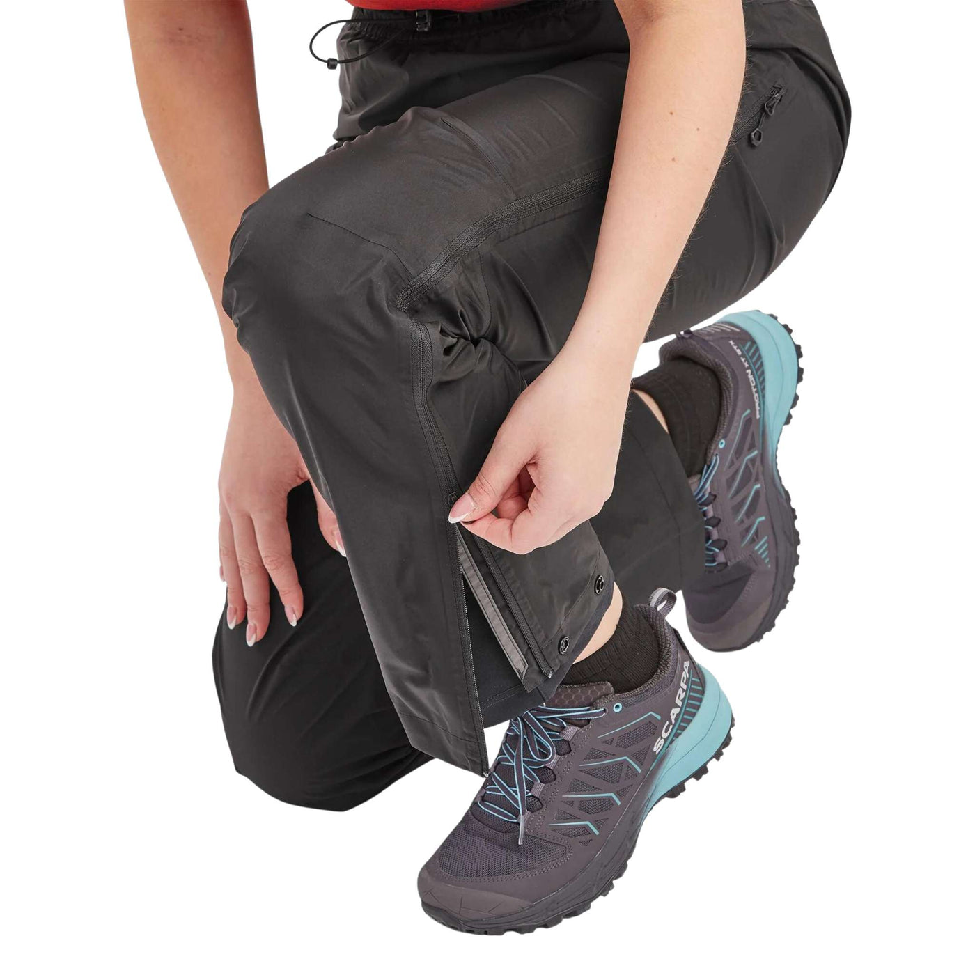 Montane Spirit Lite Pants Womens - Regular Leg | Womens Hiking and Trekking Pants | Further Faster Christchurch NZ #black