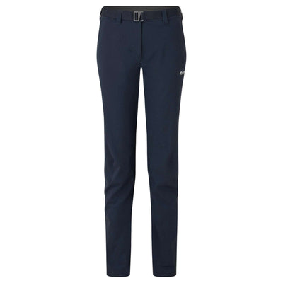 Montane Terra Stretch Lite Pants Womens - Regular Leg | Womens Hiking and Alpine Pants | Further Faster Christchurch NZ #eclipse-blue