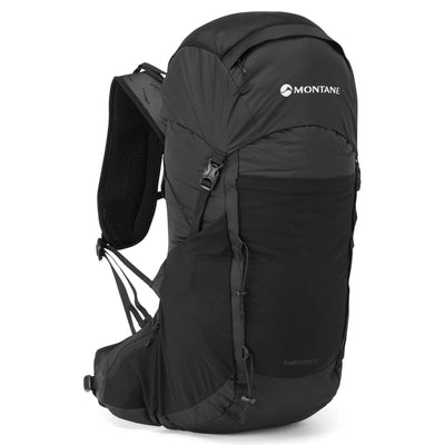 Montane Trailblazer 32 | Trail Running and Fast Packing Pack | Further Faster Christchurch NZ | #black