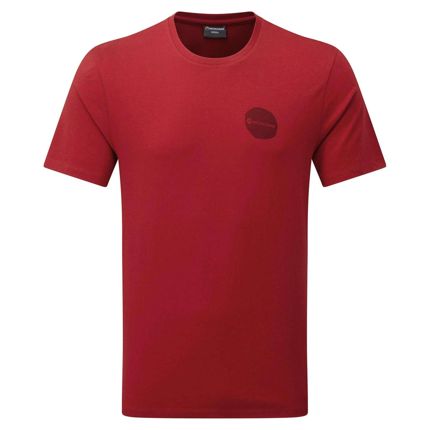 Montane Transpose T-Shirt - Mens | Organic Cotton T-Shirt | Further Faster Christchurch NZ | #acer-red