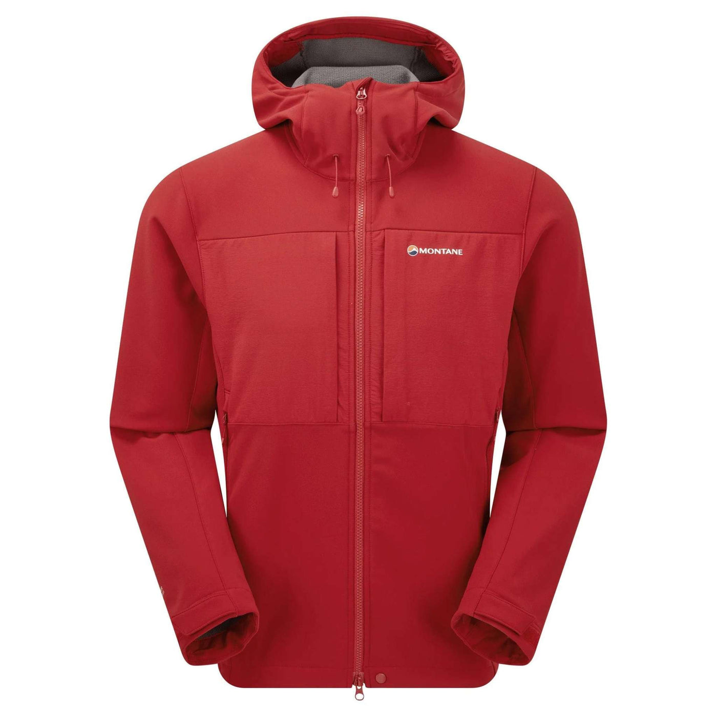 Montane Windjammer XPD Hoodie - Mens | Men's Windproofed Jacket | Further Faster Christchurch NZ | #acer-red