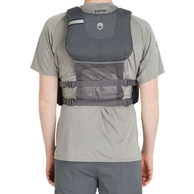 NRS Chinook Fishing PFD - Charcoal | Kayaking PFD | Further Faster Christchurch NZ | #charcoal