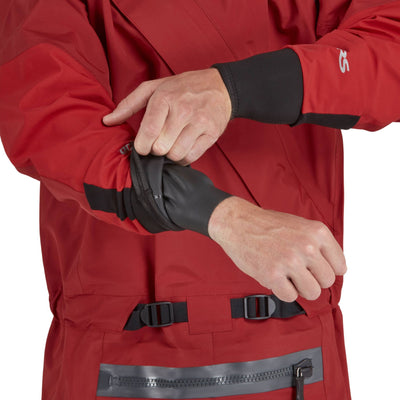 NRS Explorer Semi-Dry Suit - Mens | Paddle NZ | Further Faster Christchurch NZ #red