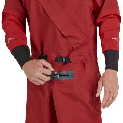 NRS Explorer Semi-Dry Suit - Mens | Paddle NZ | Further Faster Christchurch NZ #red