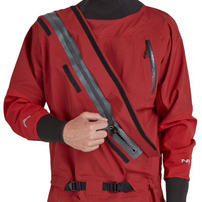 NRS Explorer Semi-Dry Suit - Mens | Paddle NZ | Further Faster Christchurch NZ #red