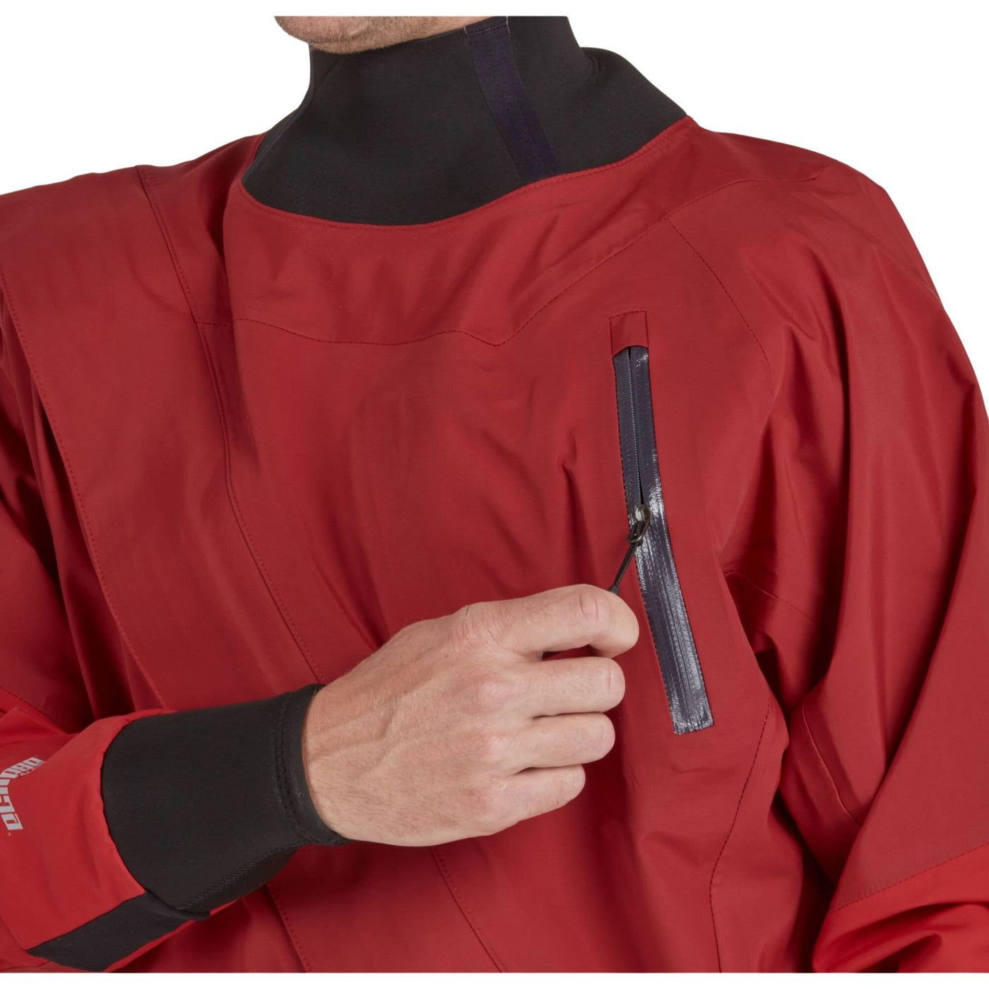 NRS Explorer Semi-Dry Suit - Mens | Paddle NZ | Further Faster Christchurch NZ #red