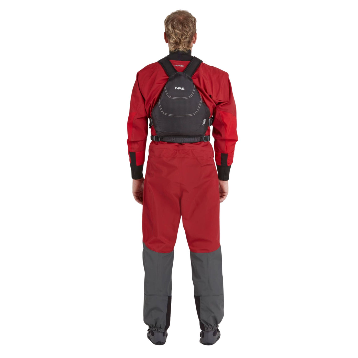 NRS Explorer Semi-Dry Suit - Mens | Paddle NZ | Further Faster Christchurch NZ #red