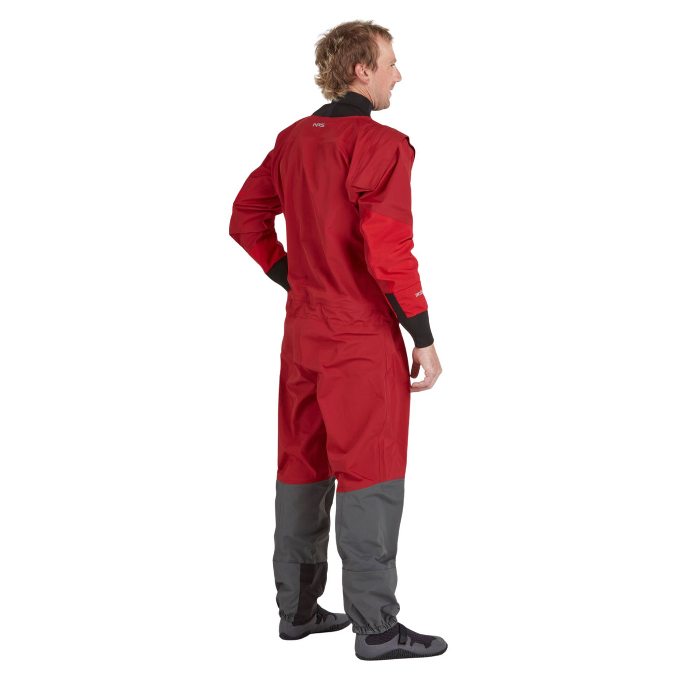 NRS Explorer Semi-Dry Suit - Mens | Paddle NZ | Further Faster Christchurch NZ #red