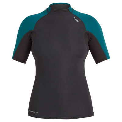 NRS Hydroskin 0.5 Short Sleeve Shirt - Womens | Womens Kayak Clothing | Further Faster Christchurch NZ | #graphite-harbor