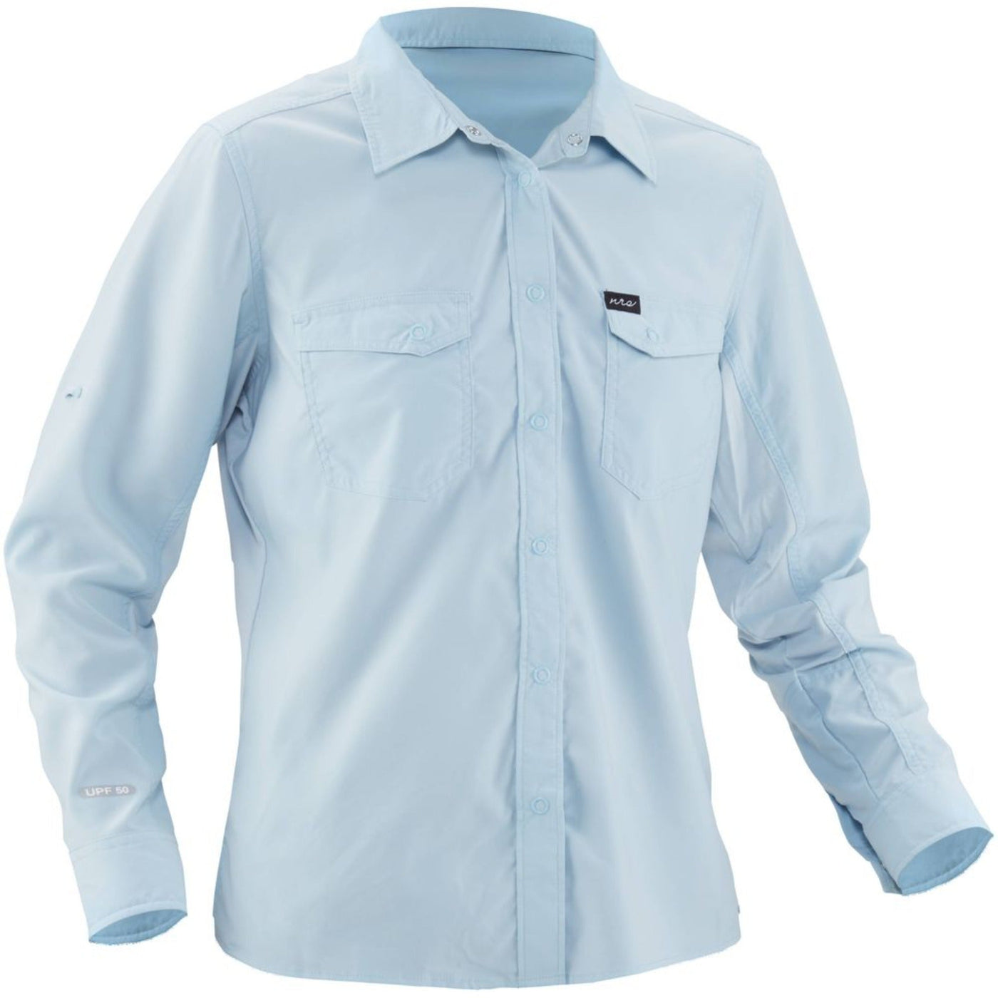 NRS Women's Long-Sleeve Guide Shirt - 2022 | Ladies Paddle Clothing | Further Faster Christchurch NZ | #sterling_blue