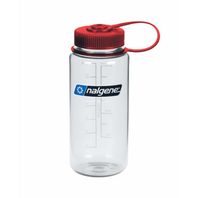 Nalgene Sustain Wide Mouth 500ml | Hiking Water Bottles and Flasks | Further Faster Christchurch NZ #clear