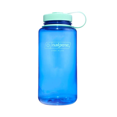 Nalgene Sustain Wide Mouth Bottle 1L | Hiking Water Bottles and Flasks | Further Faster Christchurch NZ #cornflower