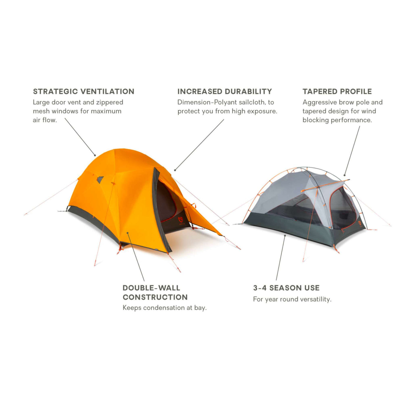 Nemo Kunai Tent - 3 Person | Nemo Equipment NZ Tents | Further Faster NZ