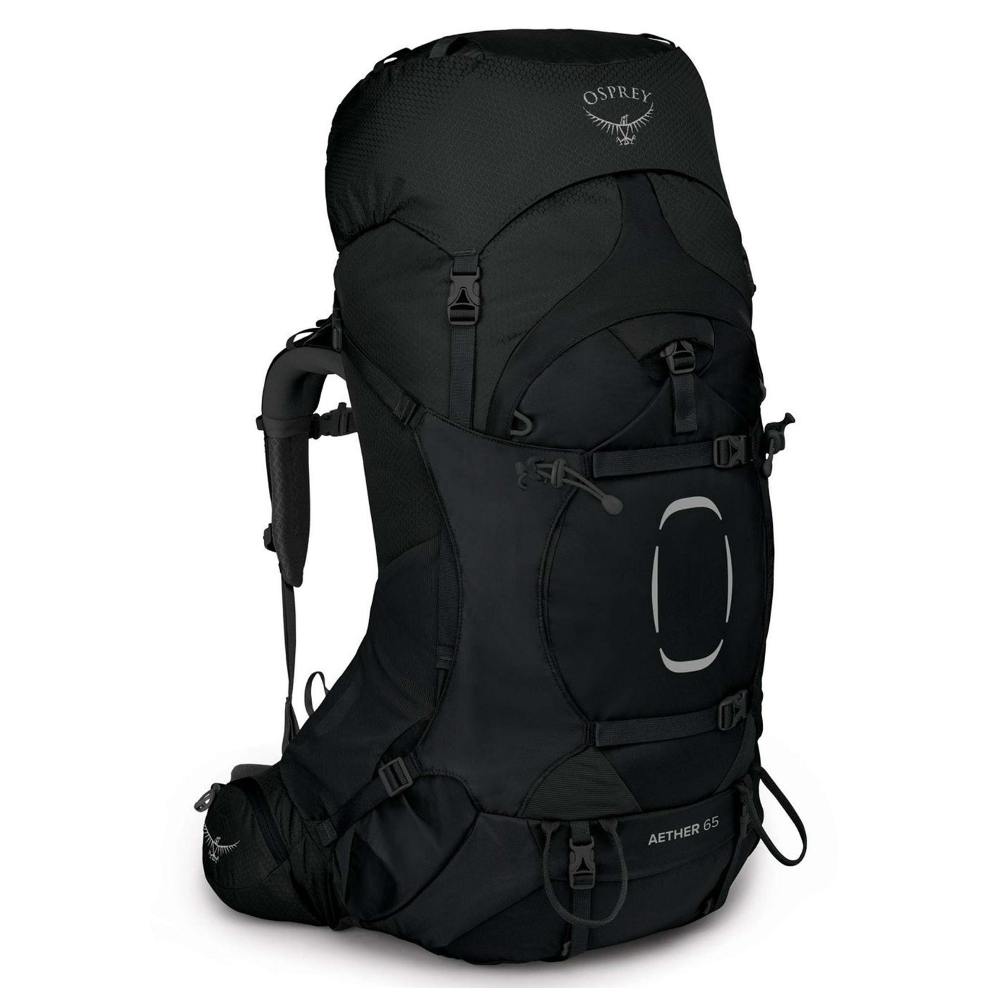 Osprey Aether 65 Extended Fit - Mens | 65L Multi-Day Hiking and Tramping Pack NZ | Osprey | Further Faster Christchurch NZ #black