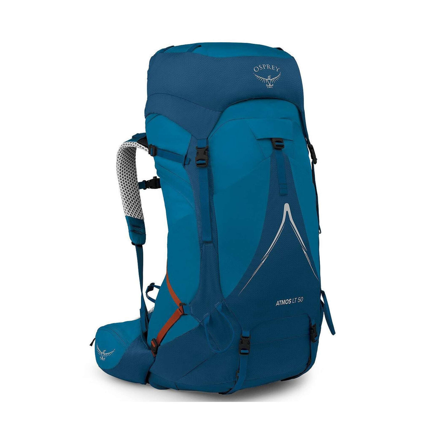 Osprey Atmos AG LT 50 - Mens | Multi-Day Hiking and Tramping Pack NZ | Osprey | Further Faster Christchurch NZ | #night-shift-scoria-blue