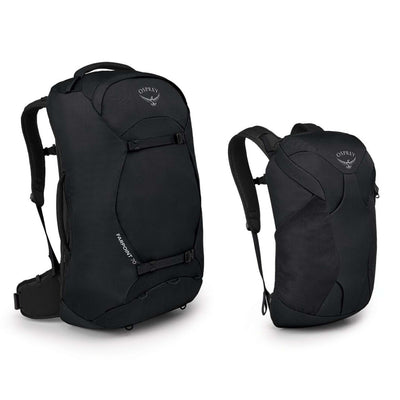 Osprey Farpoint 70 - Mens Pack | Osprey NZ | Hiking and Day Packs | Further Faster Christchurch NZ | #black