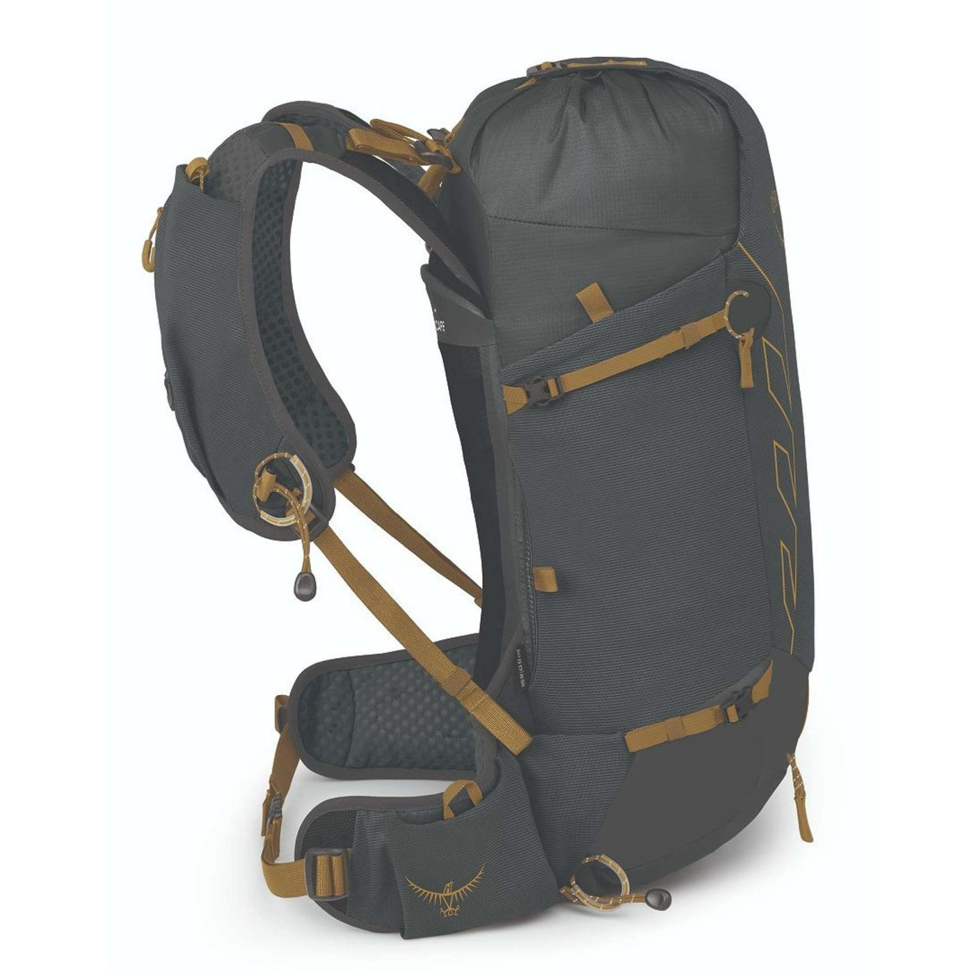Osprey Talon Velocity 20 - Mens | Multi-Day Hiking and Tramping Pack | Further Faster Christchurch NZ | #dark-charcoal-tumbleweed-yellow