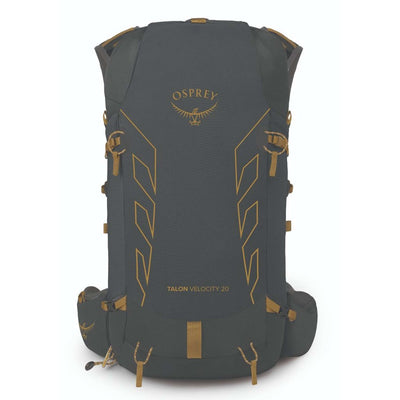 Osprey Talon Velocity 20 - Mens | Multi-Day Hiking and Tramping Pack | Further Faster Christchurch NZ | #dark-charcoal-tumbleweed-yellow