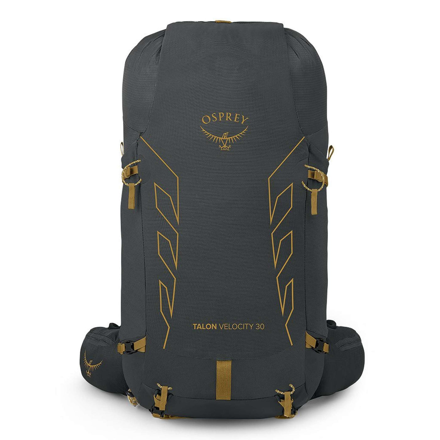 Osprey Talon Velocity 30 - Mens | Multi-Day Hiking and Tramping Pack | Further Faster Christchurch NZ | #dark-charcoal-tumbleweed-yellow