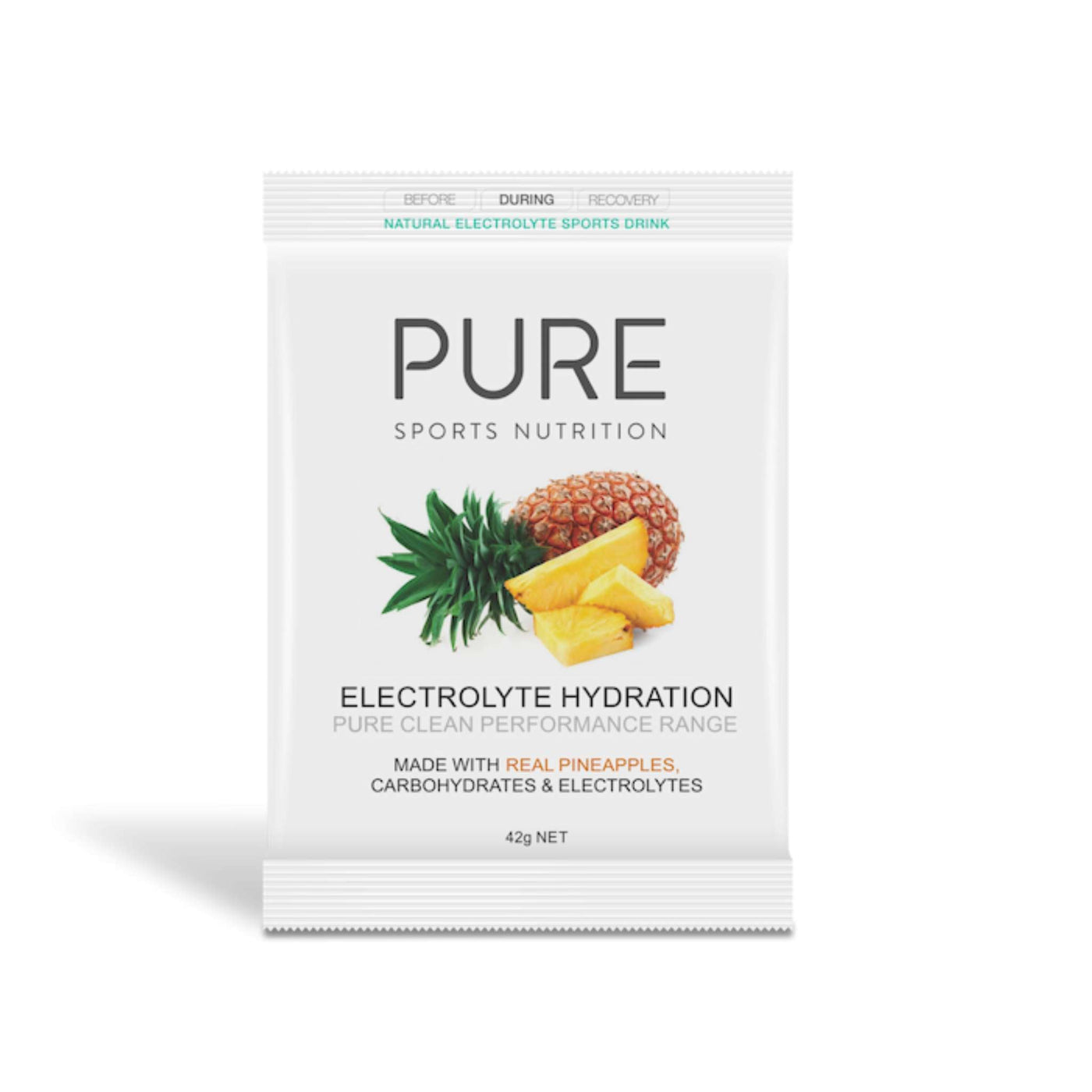 Pure Electrolyte Sachets | Sports Nutrition | Further Faster Christchurch NZ #pineapple