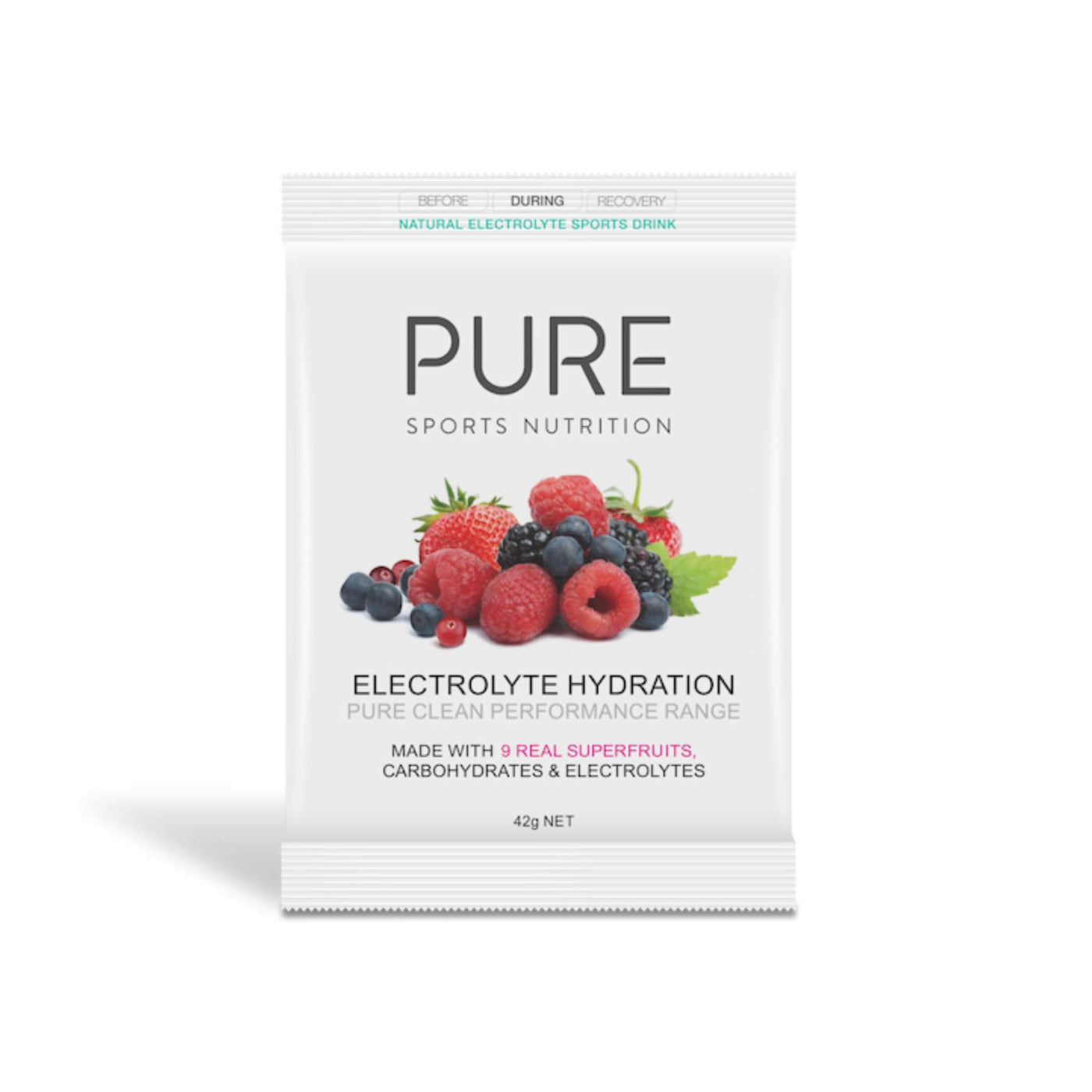 Pure Electrolyte Sachets | Sports Nutrition | Further Faster Christchurch NZ #superfruits