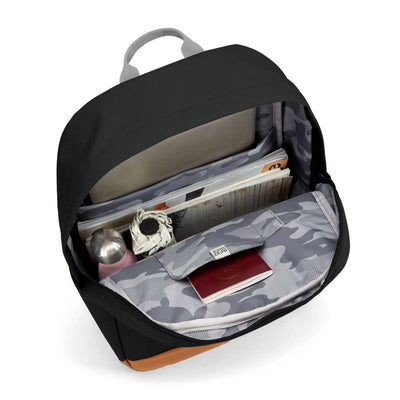 Pacsafe GO Backpack - 25L | Anti-Theft Backpack NZ | Further Faster Christchurch NZ | #jet-black