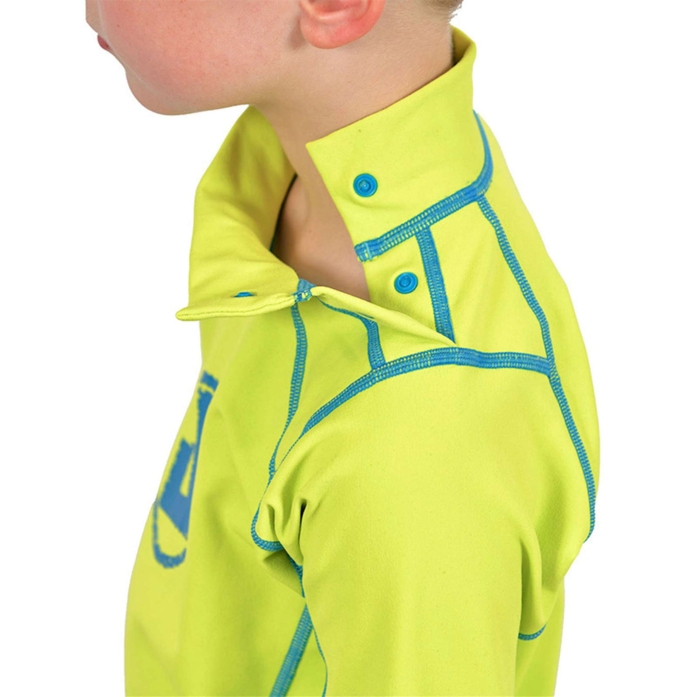Peak PS Kids Thermal Rashy Long Sleeve | Kayak Clothing | Further Faster Christchurch NZ | #lime