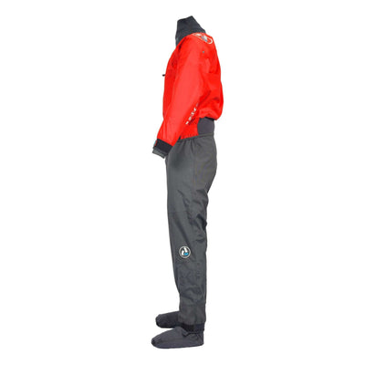 Peak PS Whitewater Evo One Piece - Mens | Whitewater Kayak Paddle Dry Suit | Further Faster Christchurch NZ #red