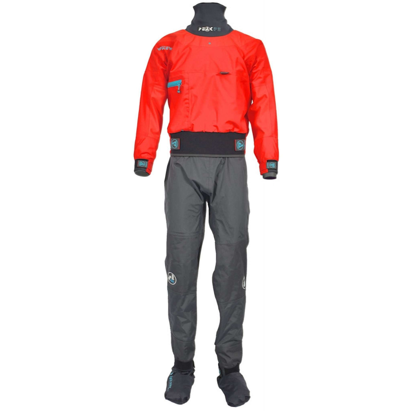 Peak PS Whitewater One Piece Dry Suit - Womens | Whitewater Kayak Paddle Dry Suit | Further Faster Christchurch NZ #red